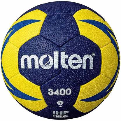Piłka ręczna Molten H1X3400 NB granatowo-żółta