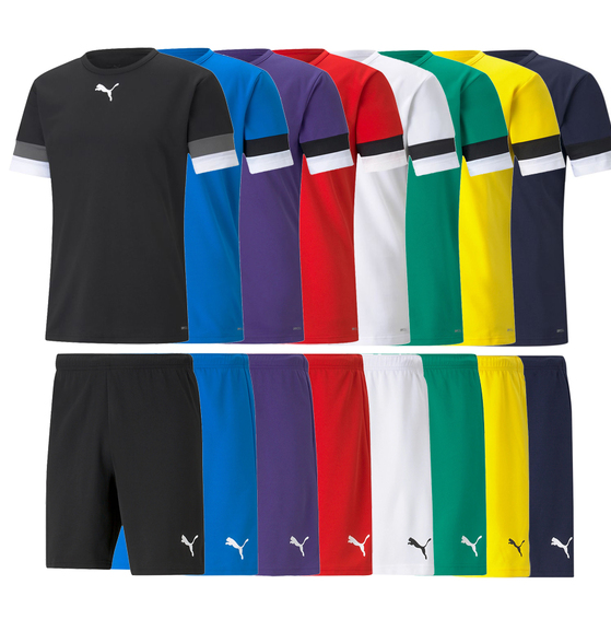 Puma męski strój sportowy koszulka spodenki teamRISE Jersey 704932 / 704942