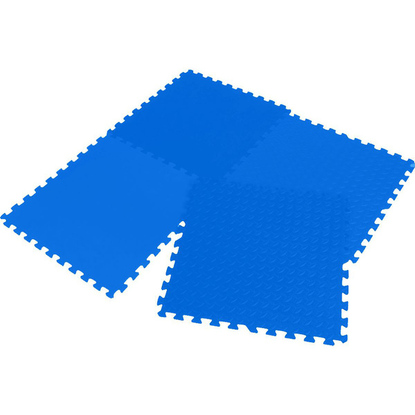 Mata puzzle piankowe Enero Eva 60x60x1,2 cm 4 szt. niebieska 1005485