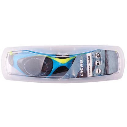 Okulary pływackie dla dzieci Crowell Splash niebiesko-czarne 01