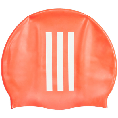 Czepek pływacki dla dzieci adidas 3-Stripes pomarańczowy IM1043