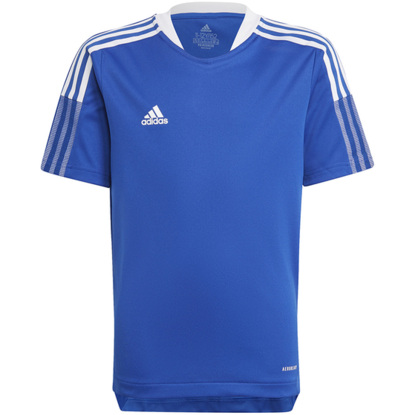 Koszulka dla dzieci adidas Tiro 21 Training Jersey niebieska GM7577