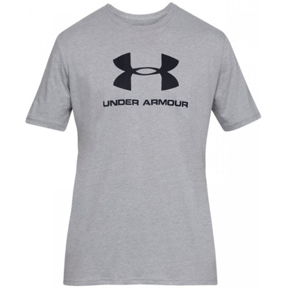 Koszulka męska Under Armour Sportstyle Logo SS szara 1329590 036