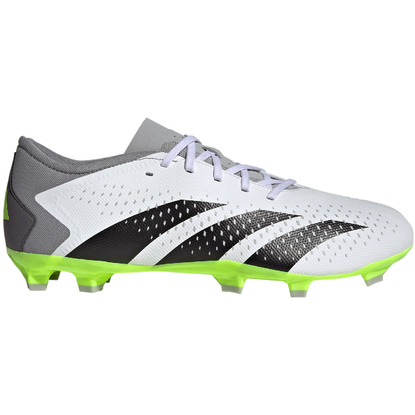 Buty piłkarskie adidas Predator Accuracy.3 L FG biało-szare GZ0014