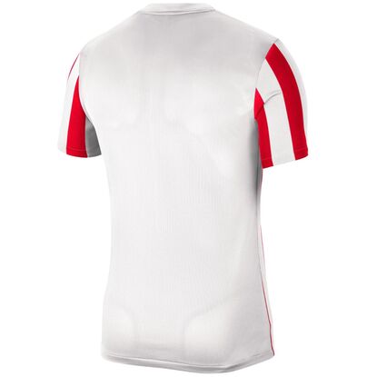 Koszulka męska Nike Striped Division IV JSY SS czerwono-biała CW3813 104