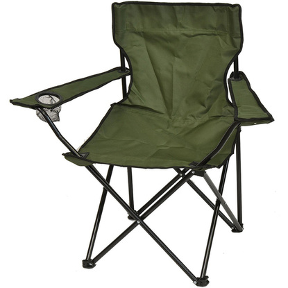 Krzesło turystyczne składane 50x50x80cm zielone 1020273