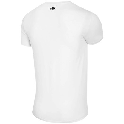 Koszulka męska 4F biała H4Z20 TSM027 10S