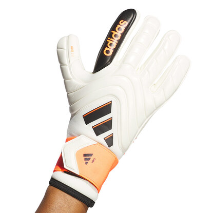 Rękawice bramkarskie adidas Copa GL Pro beżowo-pomarańczowe IQ4013