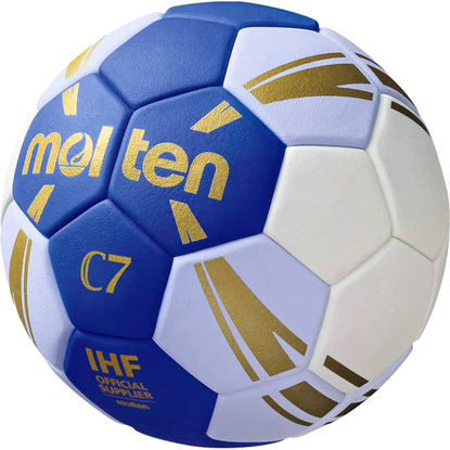 Piłka ręczna Molten niebiesko-biała H1C3500-BW