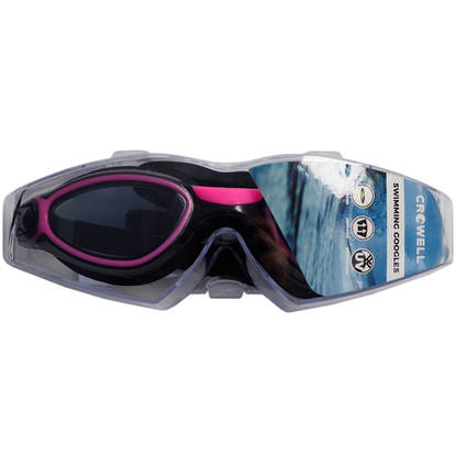 Okulary pływackie Crowell GS22 VITO czarno-różowe 03