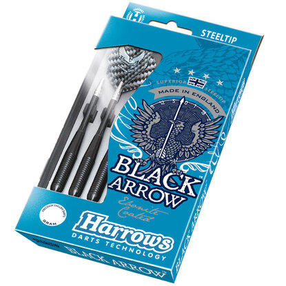 Harrows rzutki Black Arrow Steeltip 21 gr czarne