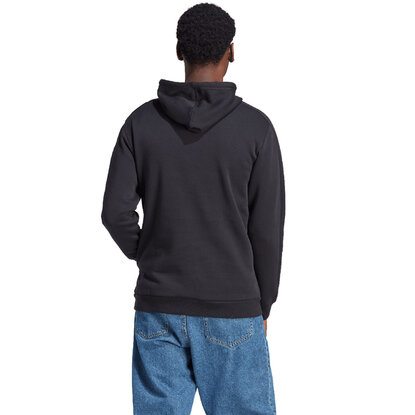 Bluza męska adidas Essentials Fleece 3-Stripes Hoodie czarna IB4028