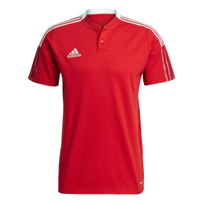Koszulka męska adidas Tiro 21 Polo czerwona GM7365