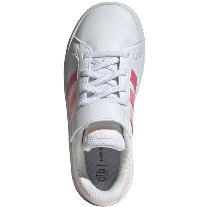 Buty dla dzieci adidas Grand Court Elastic Lace and Top Strap IG4838