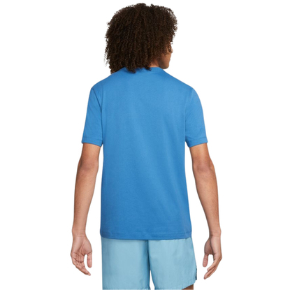 Koszulka męska Nike Nsw Club Tee niebieska AR4997 407