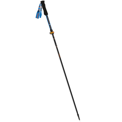 Kije trekkingowe Viking Kettera Pro czarno-niebiesko-pomarańczowy 115-135 cm 610-22-7712-15-UNI