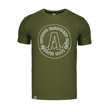 Koszulka męska Alpinus Pico zielona BR43896