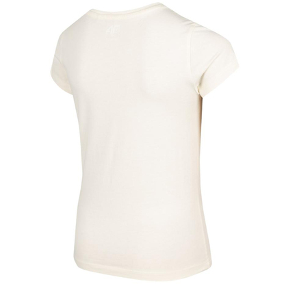 Koszulka dla dziewczynki 4F złamana biel HJZ22 JTSD002 11S