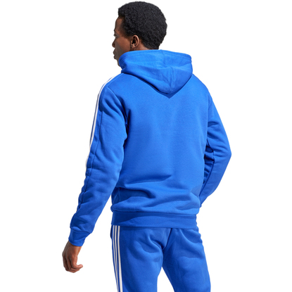 Bluza męska adidas Essentials Fleece 3-Stripes Hoodie niebieska IJ8934