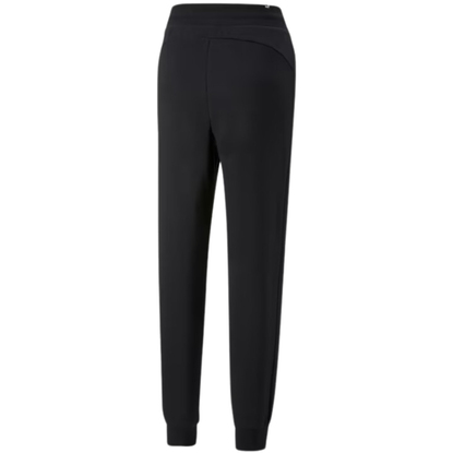 Spodnie damskie Pum ESS+ Embroidery High-Waist Pants FL czarne 670007 01
