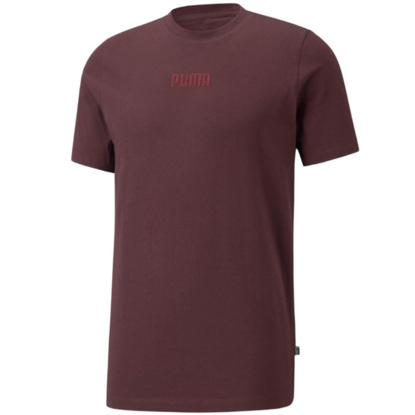 Koszulka męska Puma Modern Basics Tee bordowa 589345 21
