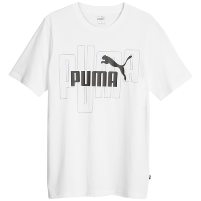 Koszulka męska Puma Graphics No. 1 Logo Tee biała 677183 02
