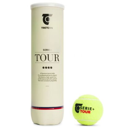 Piłki do tenisa ziemnego Tretorn Serie+Tour 4 szt. 474266