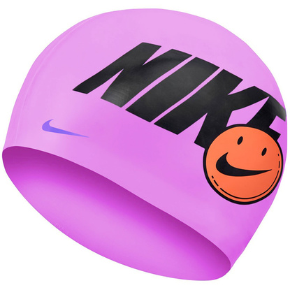 Czepek pływacki Nike Graphic fioletowy NESSC164-510
