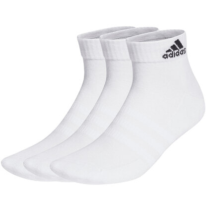 Skarpety adidas Cushioned Sportswear Ankle Socks 3P białe HT3441