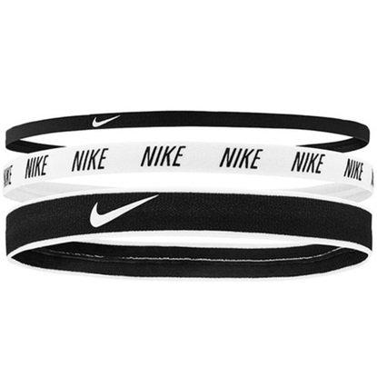 Opaski Nike Mixed Width Headbands 3szt czarno-białe N0002548930OS