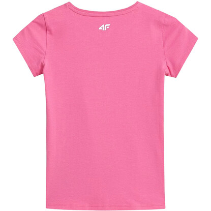 Koszulka dla dziewczynki 4F różowa HJZ21 JTSD009B 54S