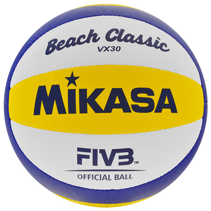 Piłka siatkowa Mikasa VX30 biało-niebiesko-żółta