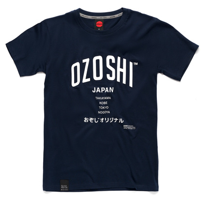 Koszulka męska Ozoshi Atsumi granatowa TSH O20TS007