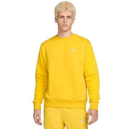 Bluza męska Nike Nsw Club Crw BB żółta BV2662 709