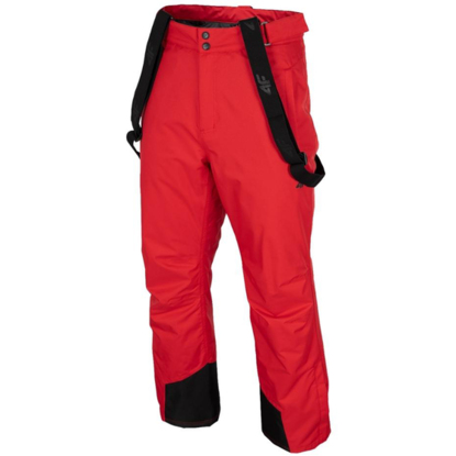 Spodnie narciarskie męskie 4F czerwone H4Z22 SPMN001 62S