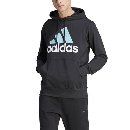 Bluza męska adidas Essentials Logo czarna IJ8574