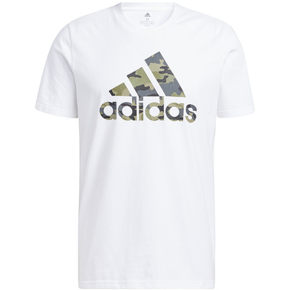 Koszulka męska adidas M Camo Bos G T biała HE2371