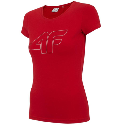 Koszulka damska 4F czerwona H4Z22 TSD353 62S