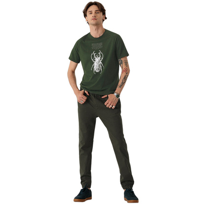 Spodnie męskie Outhorn ciemna zieleń HOZ21 SPMC602 40S