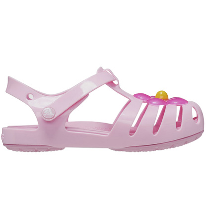 Sandały dla dzieci Crocs Isabela Charm Sandals różowe 208445 6S0