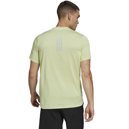 Koszulka męska adidas Designed 4 Running zielona HC9829