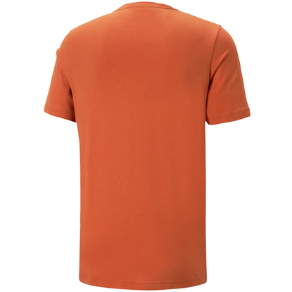 Koszulka męska Puma Essential Logo pomarańczowa 586667 94