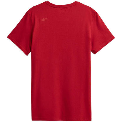 Koszulka męska 4F czerwona NOSH4 TSM352 62S