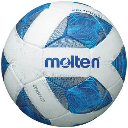 Piłka nożna Molten Vantaggio biało-niebieska  F4A2810/F5A2810