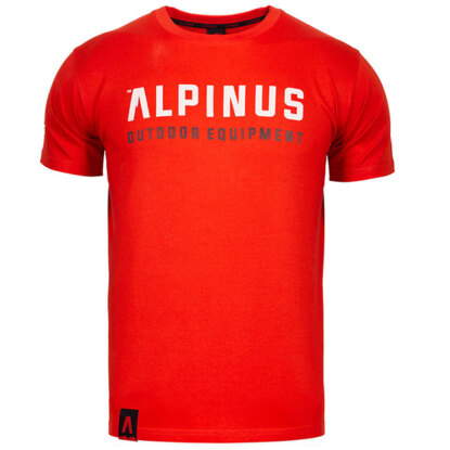 Koszulka męska Alpinus Outdoor Eqpt. czerwona ALP20TC0033