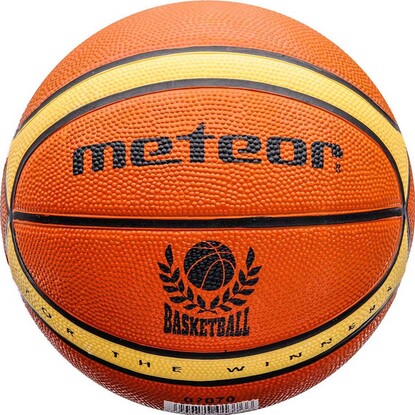 Piłka koszykowa Meteor Inject 14 Paneli brązowo-beżowa roz 7 07072