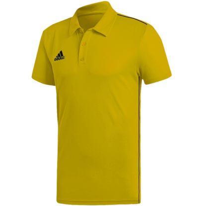 Koszulka męska adidas Core 18 Climalite Polo żółta FS1902