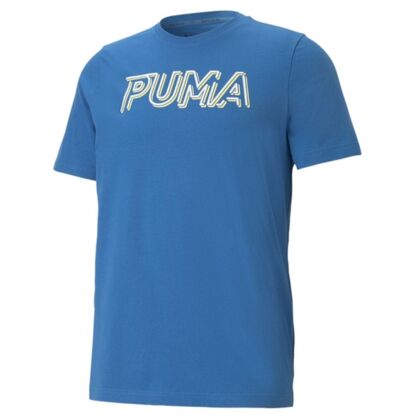 Koszulka męska Puma Modern Sports Logo Tee niebieska 585818 83