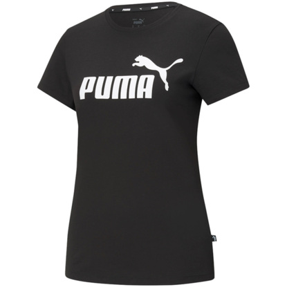 Koszulka damska Puma ESS Logo Tee czarna 586774 01