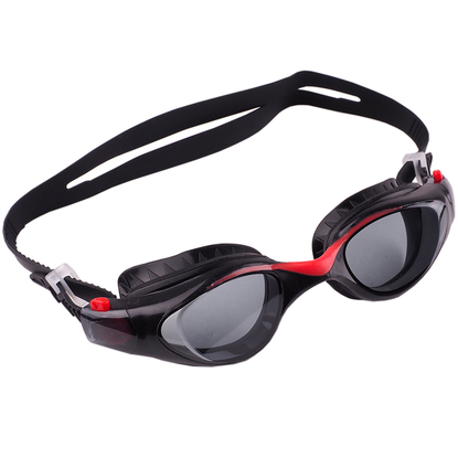 Okulary pływackie dla dzieci Crowell Splash czarno-czerwone 02